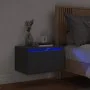 Wand-Nachttisch mit schwarzen LED-Leuchten von , Nachttische - Ref: Foro24-836828, Preis: 58,19 €, Rabatt: %