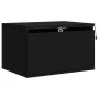 Wand-Nachttisch mit schwarzen LED-Leuchten von , Nachttische - Ref: Foro24-836828, Preis: 58,19 €, Rabatt: %
