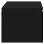 Wall bedside table with black LED lights by , Nightstands - Ref: Foro24-836828, Price: 56,45 €, Discount: %