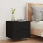 Wall bedside table with black LED lights by , Nightstands - Ref: Foro24-836814, Price: 55,96 €, Discount: %