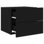 Wall bedside table with black LED lights by , Nightstands - Ref: Foro24-836814, Price: 55,96 €, Discount: %