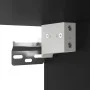 Mesita de noche de pared con luces LED negro de , Mesitas de noche - Ref: Foro24-836814, Precio: 55,96 €, Descuento: %