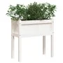 Outdoor planters with legs 2 pcs solid white pine wood by , Pots and planters - Ref: Foro24-837557, Price: 88,23 €, Discount: %