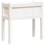 Outdoor planters with legs 2 pcs solid white pine wood by , Pots and planters - Ref: Foro24-837557, Price: 88,23 €, Discount: %