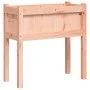 Planter with solid Douglas fir wood legs 70x31x70 cm by , Pots and planters - Ref: Foro24-837560, Price: 43,12 €, Discount: %