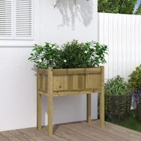 Planter with impregnated pine wood legs 70x31x70 cm by , Pots and planters - Ref: Foro24-837562, Price: 57,26 €, Discount: %