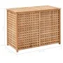 Laundry basket solid walnut wood 87.5x46x67 cm by vidaXL, Laundry baskets - Ref: Foro24-247604, Price: 172,74 €, Discount: %