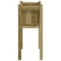 Planter with impregnated pine wood legs 70x31x70 cm by , Pots and planters - Ref: Foro24-837562, Price: 58,18 €, Discount: %