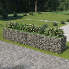 Arriate de gaviones de acero 540x90x100 cm de vidaXL, Maceteros y jardineras - Ref: Foro24-143554, Precio: 246,80 €, Descuent...