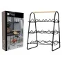 Home&Styling Botellero para 9 botellas metal negro y natural de , Botelleros - Ref: Foro24-447483, Precio: 32,67 €, Descuento: %