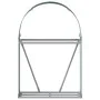 Grüner Holzhalter aus verzinktem Stahl, 80 x 45 x 120 cm von , Brennholztaschen und -halter - Ref: Foro24-364539, Preis: 47,1...