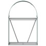 Green galvanized steel log holder 80x45x120 cm by , Firewood bags and holders - Ref: Foro24-364539, Price: 47,82 €, Discount: %