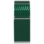 Green galvanized steel log holder 80x45x120 cm by , Firewood bags and holders - Ref: Foro24-364539, Price: 47,82 €, Discount: %