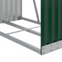Green galvanized steel log holder 80x45x120 cm by , Firewood bags and holders - Ref: Foro24-364539, Price: 47,82 €, Discount: %