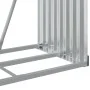 Grüner Holzhalter aus verzinktem Stahl, 80 x 45 x 120 cm von , Brennholztaschen und -halter - Ref: Foro24-364539, Preis: 47,1...
