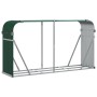 Grüner Holzhalter aus verzinktem Stahl, 234 x 45 x 100 cm von , Brennholztaschen und -halter - Ref: Foro24-364545, Preis: 65,...