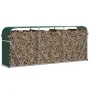 Grüner Holzhalter aus verzinktem Stahl, 234 x 45 x 100 cm von , Brennholztaschen und -halter - Ref: Foro24-364545, Preis: 65,...