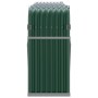 Leñero de acero galvanizado verde 234x45x100 cm