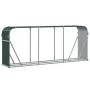 Grüner Holzhalter aus verzinktem Stahl, 234 x 45 x 100 cm von , Brennholztaschen und -halter - Ref: Foro24-364545, Preis: 65,...