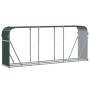 Grüner Holzhalter aus verzinktem Stahl, 234 x 45 x 100 cm von , Brennholztaschen und -halter - Ref: Foro24-364545, Preis: 65,...