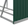 Grüner Holzhalter aus verzinktem Stahl, 234 x 45 x 100 cm von , Brennholztaschen und -halter - Ref: Foro24-364545, Preis: 65,...