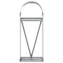 Light gray galvanized steel firewood rack 40x45x100 cm by , Firewood bags and holders - Ref: Foro24-364547, Price: 41,61 €, D...