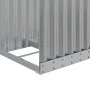 Light gray galvanized steel firewood rack 40x45x100 cm by , Firewood bags and holders - Ref: Foro24-364547, Price: 41,61 €, D...
