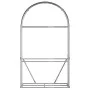 Leñero de acero galvanizado marrón 120x45x210 cm de , Bolsas y soportes de leña - Ref: Foro24-364572, Precio: 64,49 €, Descue...