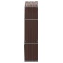 Brauner Holzhalter aus verzinktem Stahl, 120 x 45 x 210 cm von , Brennholztaschen und -halter - Ref: Foro24-364572, Preis: 65...