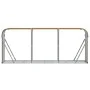 Light brown galvanized steel log holder 234x45x100 cm by , Firewood bags and holders - Ref: Foro24-364585, Price: 60,94 €, Di...