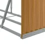 Light brown galvanized steel log holder 234x45x100 cm by , Firewood bags and holders - Ref: Foro24-364585, Price: 60,94 €, Di...