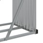 Light brown galvanized steel log holder 234x45x100 cm by , Firewood bags and holders - Ref: Foro24-364585, Price: 61,70 €, Di...