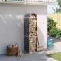 Leñero de acero galvanizado gris antracita 40x45x170 cm de , Bolsas y soportes de leña - Ref: Foro24-364558, Precio: 53,85 €,...