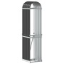 Leñero de acero galvanizado gris antracita 40x45x170 cm de , Bolsas y soportes de leña - Ref: Foro24-364558, Precio: 53,85 €,...