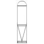 Leñero de acero galvanizado gris antracita 40x45x170 cm de , Bolsas y soportes de leña - Ref: Foro24-364558, Precio: 53,85 €,...