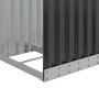 Leñero de acero galvanizado gris antracita 40x45x170 cm de , Bolsas y soportes de leña - Ref: Foro24-364558, Precio: 53,85 €,...