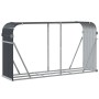 Leñero de acero galvanizado gris antracita 180x45x100 cm de , Bolsas y soportes de leña - Ref: Foro24-364564, Precio: 56,23 €...
