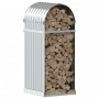 Holzhalter aus silber verzinktem Stahl, 40 x 45 x 100 cm von , Brennholztaschen und -halter - Ref: Foro24-364587, Preis: 42,5...