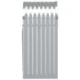 Silver galvanized steel log holder 40x45x100 cm by , Firewood bags and holders - Ref: Foro24-364587, Price: 42,00 €, Discount: %