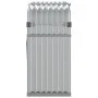 Leñero de acero galvanizado plateado 120x45x100 cm de , Bolsas y soportes de leña - Ref: Foro24-364593, Precio: 47,26 €, Desc...