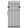 Leñero de acero galvanizado plateado 120x45x100 cm de , Bolsas y soportes de leña - Ref: Foro24-364593, Precio: 48,45 €, Desc...