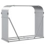Holzhalter aus silber verzinktem Stahl, 120 x 45 x 100 cm von , Brennholztaschen und -halter - Ref: Foro24-364593, Preis: 47,...