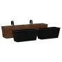Planter set 2 pieces brown water hyacinth by vidaXL, Pots and planters - Ref: Foro24-45581, Price: 103,12 €, Discount: %