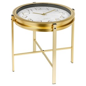 Home&Styling Beistelltisch mit goldener Uhr von , Seitentische - Ref: Foro24-447476, Preis: 50,26 €, Rabatt: %