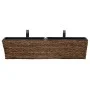 Planter set 2 pieces brown water hyacinth by vidaXL, Pots and planters - Ref: Foro24-45581, Price: 103,12 €, Discount: %