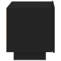 Mesita de noche con luces LED negro 70x36x40,5 cm de , Mesitas de noche - Ref: Foro24-836778, Precio: 73,80 €, Descuento: %