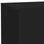 Nachttisch mit LED-Leuchten schwarz 70x36x40,5 cm von , Nachttische - Ref: Foro24-836778, Preis: 73,27 €, Rabatt: %