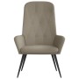 Light Gray Velvet Relaxation Armchair by , Armchairs - Ref: Foro24-341194, Price: 89,44 €, Discount: %