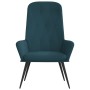 Blauer Samt-Entspannungssessel von , Sessel - Ref: Foro24-341204, Preis: 111,40 €, Rabatt: %