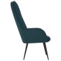 Blue velvet relaxation armchair by , Armchairs - Ref: Foro24-341204, Price: 111,40 €, Discount: %